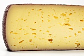 A piece of Lagrein cheese
