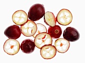 Cranberries, whole and sliced