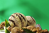 Advocaat and walnut ice cream