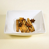 Assorted dried spices in bowl