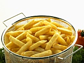 Chips in frying basket