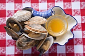 Clams with butter