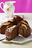 Chocolate pear cake