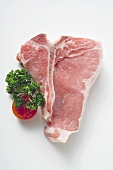 Veal cutlet with fillet and bone