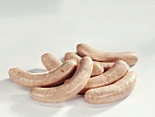 Raw veal sausages
