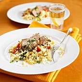 Lamb fillet with couscous