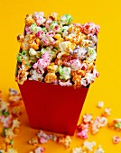 Colourful popcorn