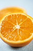 A halved orange