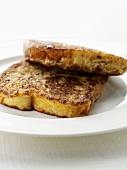 Zwei Scheiben French Toast