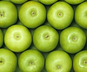 Green apples, full-frame