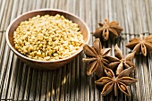 Fenugreek seeds and star anise