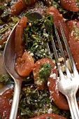 Tomaten-Wirsing-Gemüse (Close Up)