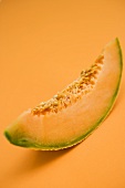 A slice of cantaloupe melon