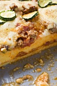 Polenta bake with mince and courgettes