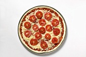 Cheese and tomato pizza (unbaked)