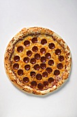 American-style pepperoni pizza