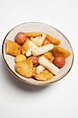Nibbles from Japan in china bowl
