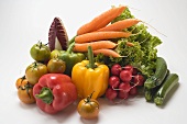 Vegetable still life with lettuce