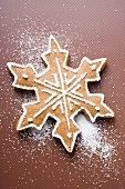 Gingerbread snowflake
