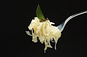 Sauerkraut on fork