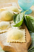 Selbstgemachte Ravioli