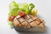 Grilled salmon cutlet