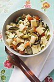 Pasta salad with grilled vegetables