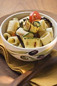 Pasta salad with grilled vegetables