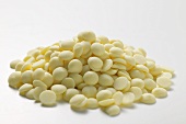 A heap of white chocolate chips