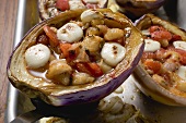 Stuffed aubergines