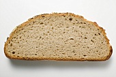 Slice of pumpkin seed bread