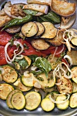 Roasted vegetables with herbs