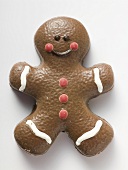 Chocolate-coated gingerbread man