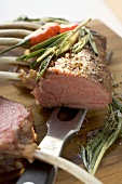 Rack of lamb with rosemary