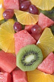 Colourful fruit salad (full-frame)