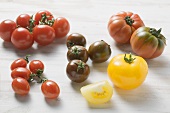 Various types of tomatoes