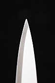 The point of a knife (close-up)