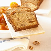 Apricot and nut loaf (several slices)