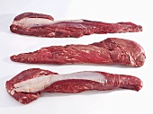 Three beef fillets