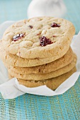 Cranberry cookies for Christmas