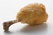 Breaded chicken leg