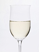 A glass of white wine