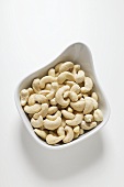 Cashew nuts in a dish