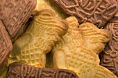 Speculatius biscuits (close-up)