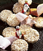 Coconut-coated gingerbread