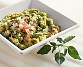 Guacamole in a dish