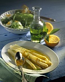 Asparagus salad with orange vinaigrette