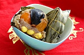 Zongzi (Sticky rice dumplings wrapped in leaves, China)