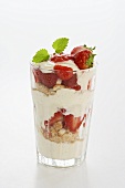 Strawberry mascarpone trifle