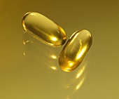 Two fish oil capsules